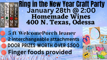 Load image into Gallery viewer, Craft Party Feb 11th 2:00 PM Homemade Wines Downtown Odessa