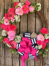 Load image into Gallery viewer, Pretty in Pink Spring/Summer Wreath
