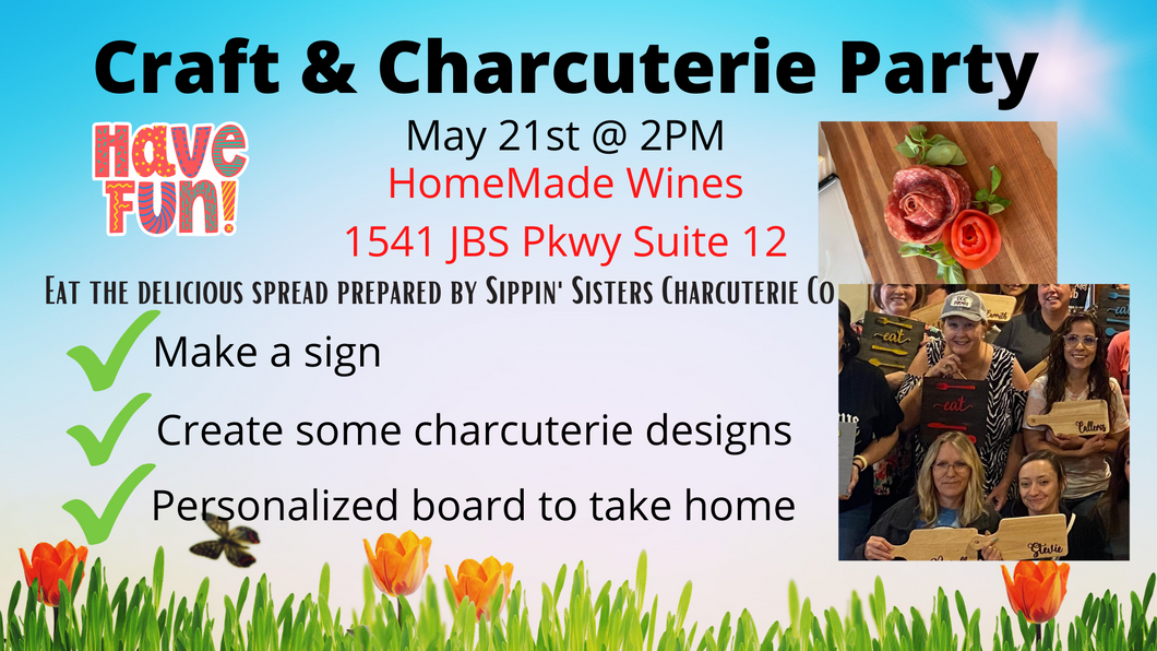 May Craft and Charcuterie Party